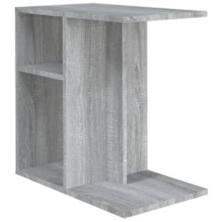 Sidebord grå sonoma 50x30x50 cm konstruert tre