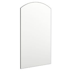 Speil med LED-lys 90×45 cm glass oval