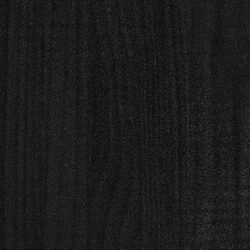 Sengeramme svart heltre furu 140×190 cm