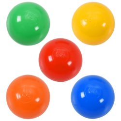 Leketelt med 350 baller flerfarget