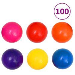 Leketelt med 350 baller flerfarget