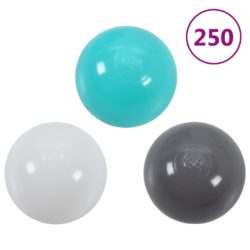 Ballbasseng med 300 baller for barn 75x75x32 cm
