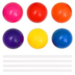 Ballbasseng med 300 baller for barn 75x75x32 cm