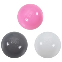 Leketelt med 250 baller rosa 69x94x104 cm