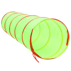 Leketunnel for barn med 250 baller grønn 175 cm polyester