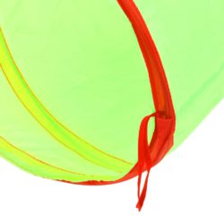Leketunnel for barn med 250 baller grønn 175 cm polyester