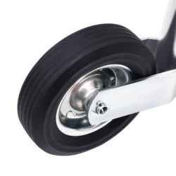 vidaXL Støttehjul til tilhenger med klemme 60 mm galvanisert stål