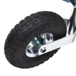 vidaXL Støttehjul til tilhenger med klemme 48 mm galvanisert stål