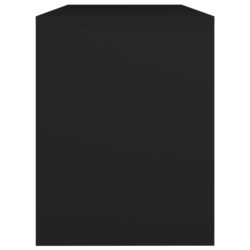 Krakk til sminkebord svart 70x35x45 cm konstruert tre