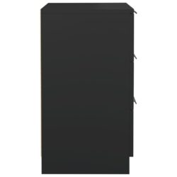 Nattbord svart 40x36x65 cm