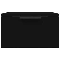Veggmontert nattbord svart 34x30x20 cm
