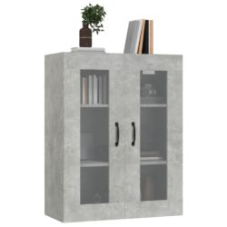 Hengende veggskap betonggrå 69,5x34x90 cm