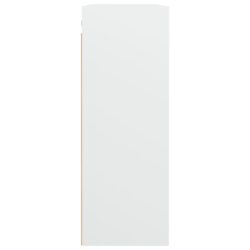 Hengende veggskap hvit 69,5×32,5×90 cm