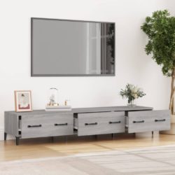 TV-benk grå sonoma 150×34,5×30 cm konstruert tre