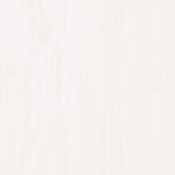 Uttrekkbar dagseng hvit 2x(90×190) cm heltre furu
