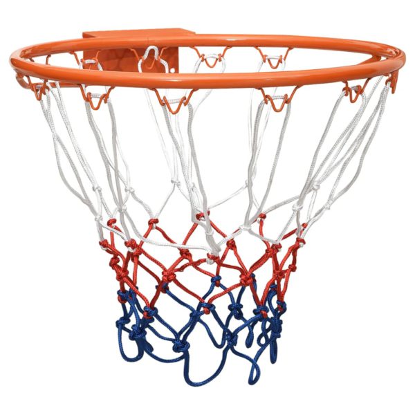 vidaXL Basketballkurv oransje 39 cm stål