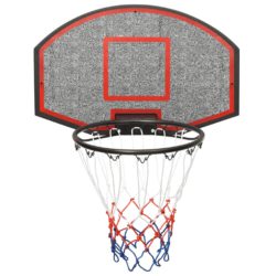 vidaXL Basketballplate svart 71x45x2 cm polyeten