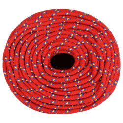 vidaXL Båttau rød 8 mm 25 m polypropylen