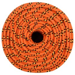 vidaXL Båttau oransje 8 mm 50 m polypropylen