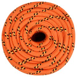 vidaXL Båttau oransje 16 mm 250 m polypropylen