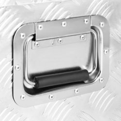 vidaXL Oppbevaringsboks sølv 70x31x27 cm aluminium