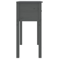 Konsollbord grå 70x35x75 cm heltre furu