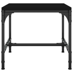 Sidebord svart 40x40x35 cm konstruert tre
