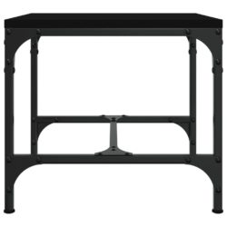 Sidebord svart 40x40x35 cm konstruert tre