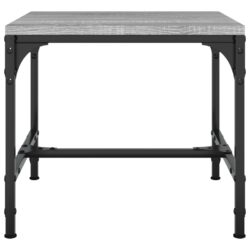 Sidebord grå sonoma 40x40x35 cm konstruert tre
