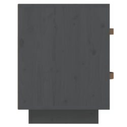 Nattbord 2 stk grå 40x34x45 cm heltre furu
