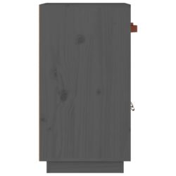 Skjenk grå 65,5x40x75 cm heltre furu