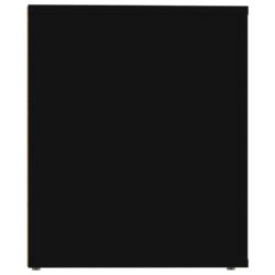 Nattbord svart 50x39x47 cm