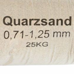 Filtersand 25 kg 0,71 – 1,25 mm