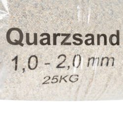 Filtersand 25 kg 1,0 – 2,0 mm