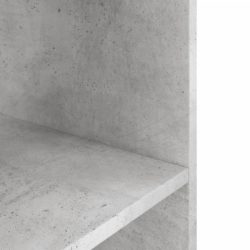 vidaXL Akvariumstativ betonggrå 100x40x60 cm konstruert tre
