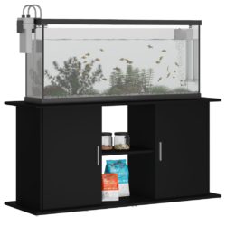 Aquarium Stand Black 121x41x58 cm Engineered Wood
