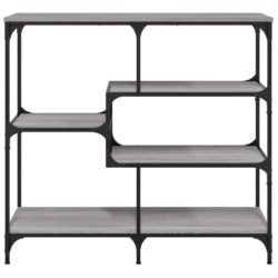 Konsollbord grå sonoma 103x32x95 cm konstruert tre