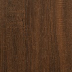 Salongbord brun eik 99x50x50 cm konstruert tre