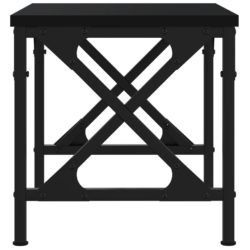 vidaXL Skriverbord svart 40x30x31 cm konstruert tre