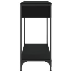 Konsollbord svart 75×34,5×75 cm konstruert tre