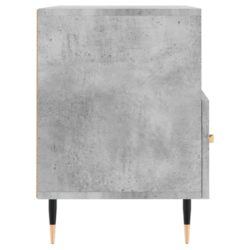 TV-benk betonggrå 80x36x50 cm konstruert tre
