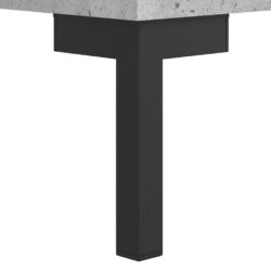 TV-benk betonggrå 80x36x50 cm konstruert tre
