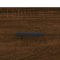 Salongbord brun eik 50x50x40 cm konstruert tre