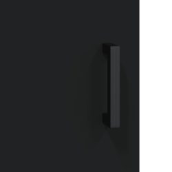 Salongbord svart 90x50x40 cm konstruert tre