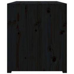 Utekjøkkenskap svart 106x55x64 cm heltre furu