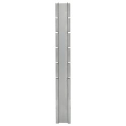 vidaXL Hagegjerdestolper 20 stk sølv 160 cm galvanisert stål