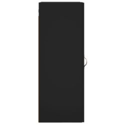 Veggskap svart 34,5x34x90 cm