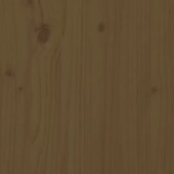 vidaXL Salongbord honningbrun 80x80x45 cm heltre furu