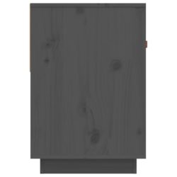 TV-benk grå 90x40x60 cm heltre furu