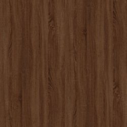 Salongbord brun eik 80x50x45 cm konstruert tre og jern